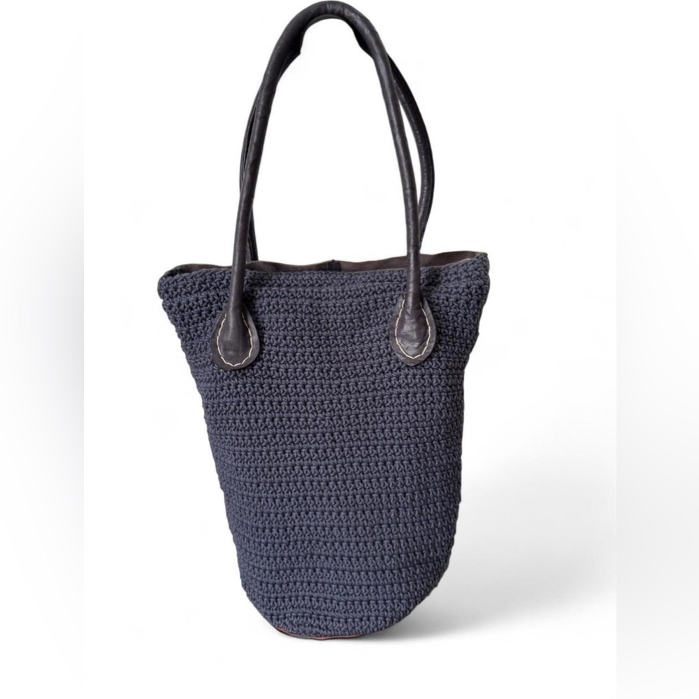 Ameri Leather Barrel Shoulder Tote.Leather On One… - image 2